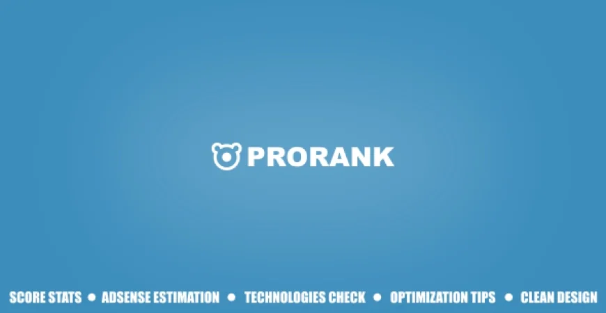 ProRank v1.0.2 - Analyzer stats website