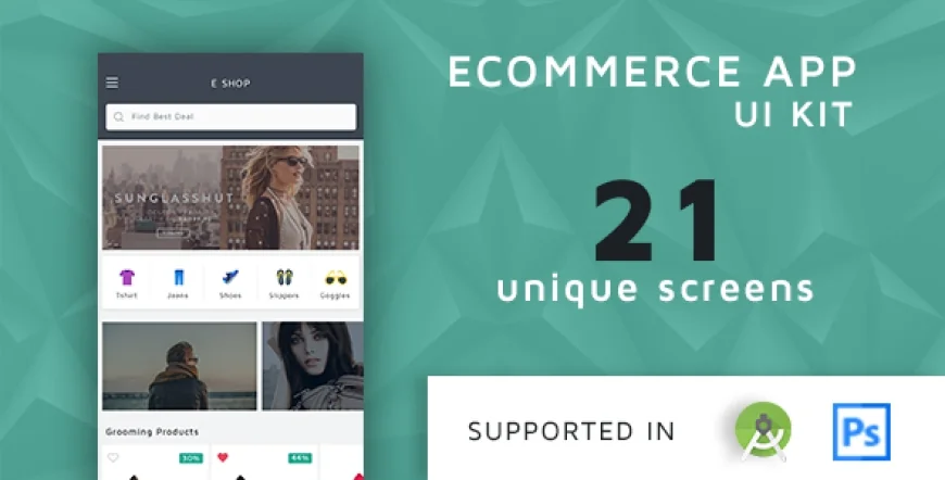 Shoppy Ecommerce UI KIT with Source Code