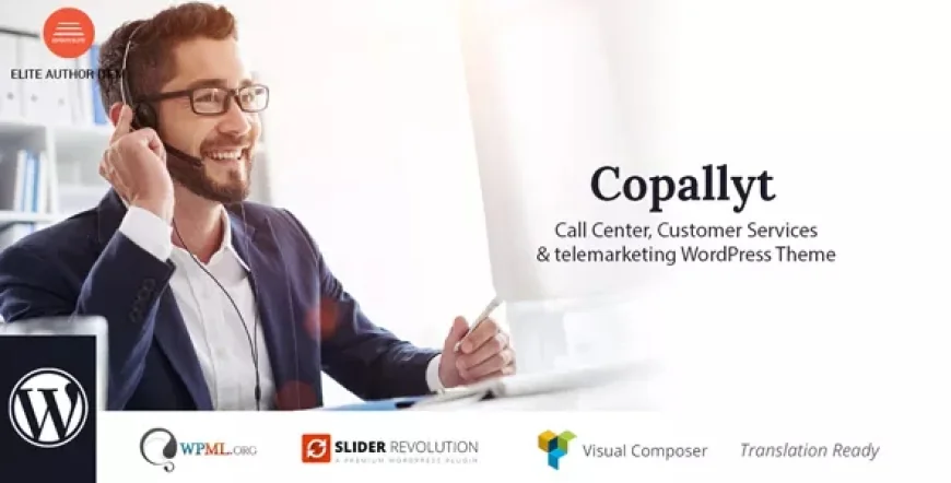 Copallyt - Call Center &amp; Telemarketing WordPress Theme v4.6