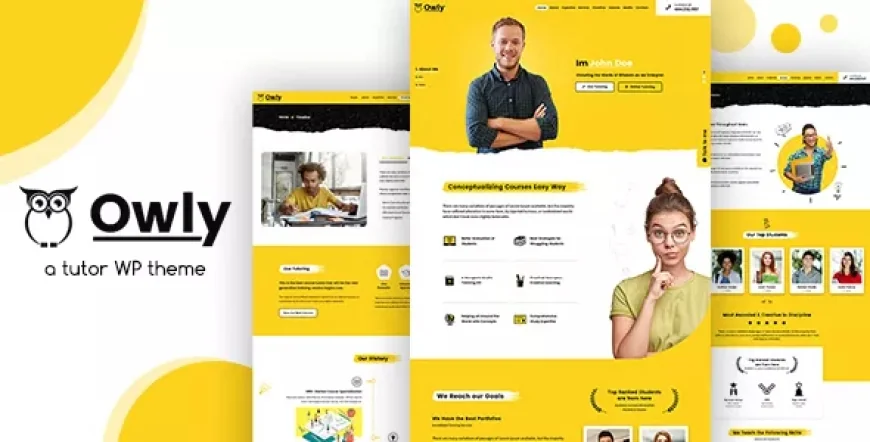 Owly - Tutoring &amp; eLearning WP Theme v2.8