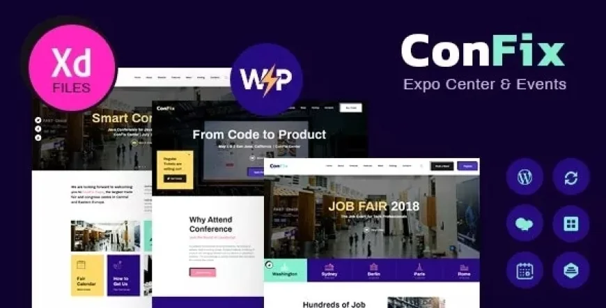 ConFix v1.0.9 - Expo &amp; Events WordPress Theme