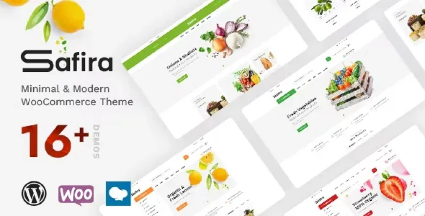 Safira v1.1.1 - Food &amp; Organic WooCommerce WordPress Theme