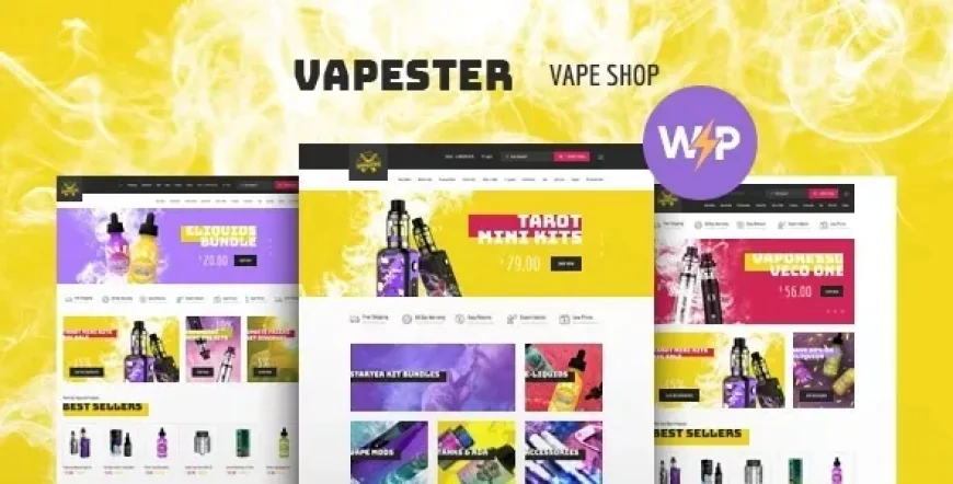 Vapester v1.1.10 - Creative Cigarette Store &amp; Vape Shop WooCommerce Theme