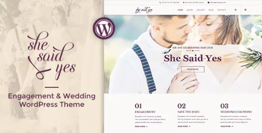 SheSaidYes v1.4 - Engagement &amp; Wedding WordPress Theme