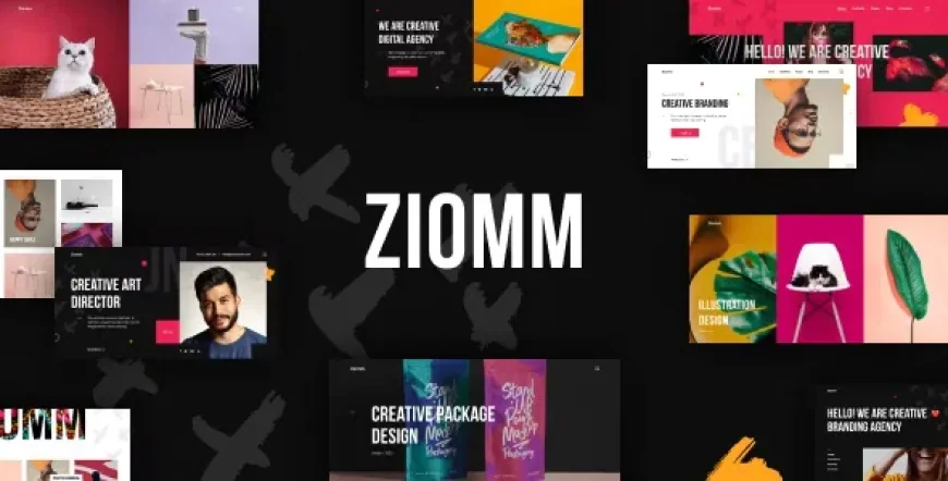 Ziomm v1.0.4 - Creative Agency &amp; Portfolio WordPress Theme
