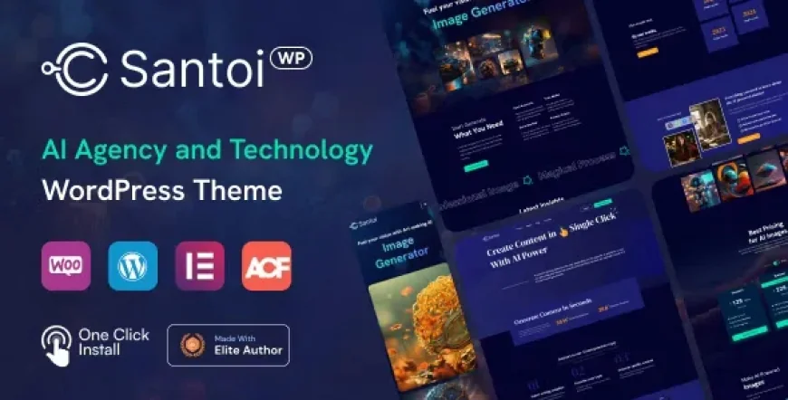 Santoi - AI Agency and Technology WordPress Theme v1.2.1