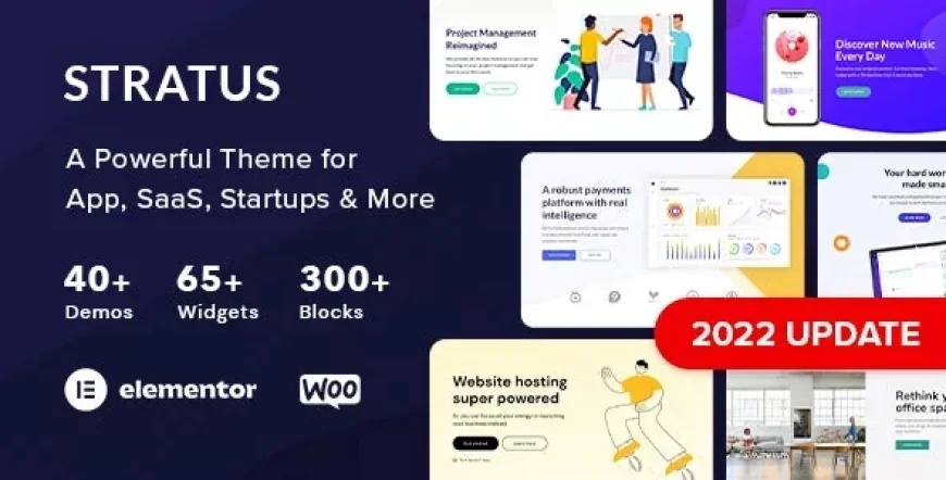Stratus  - App, SaaS &amp; Software Startup Tech Theme v4.2.5