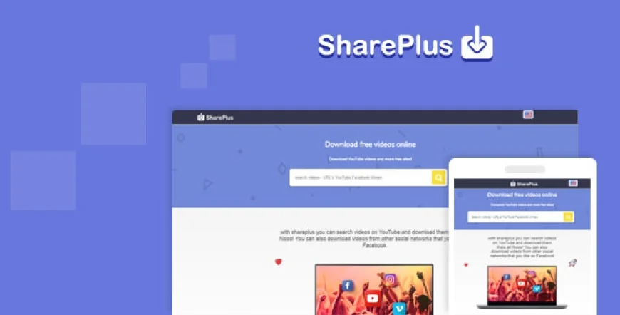 Shareplus v2.1 - Video Downloader from youtube, facebook,instagram and video search