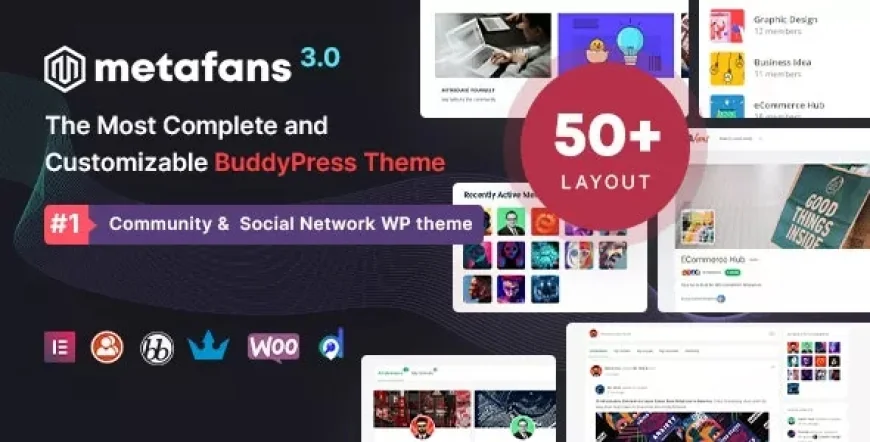 MetaFans - Community &amp; Social Network BuddyPress Theme v3.4