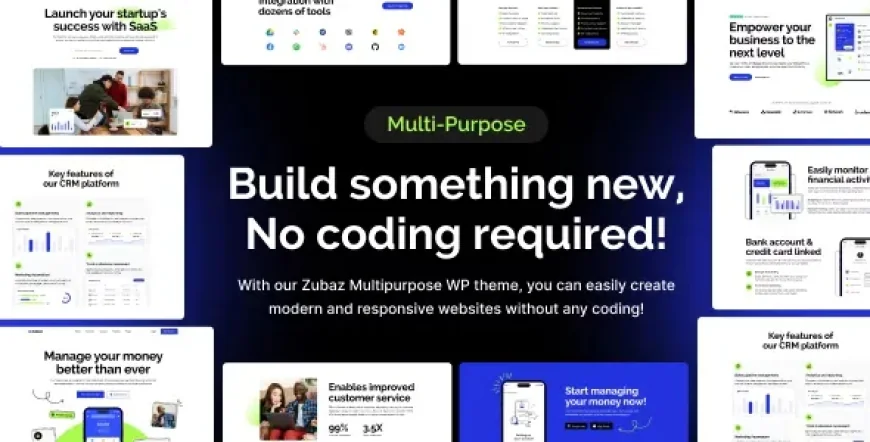 Zubaz - SaaS &amp; Startup WordPress Theme