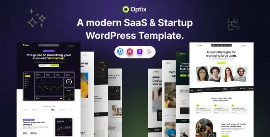Optix v1.1.0 - SaaS &amp; Startup WordPress Theme