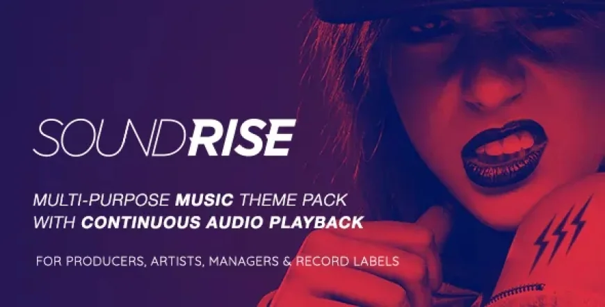 SoundRise - Artists, Producers and Record Labels WordPress Theme v1.6