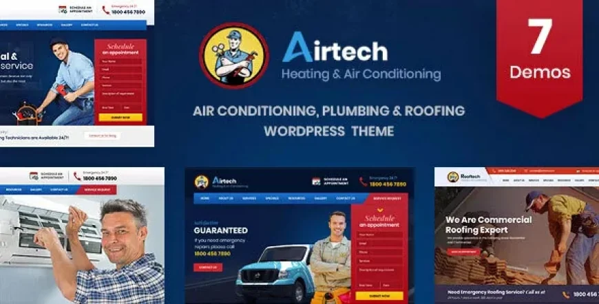 Airtech - Plumber HVAC and Repair Theme v3.4