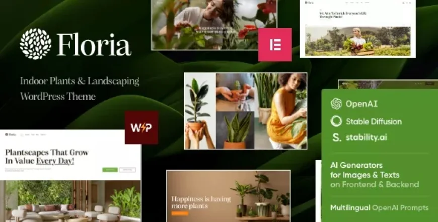 Floria - Gardening &amp; Landscaping WordPress Theme