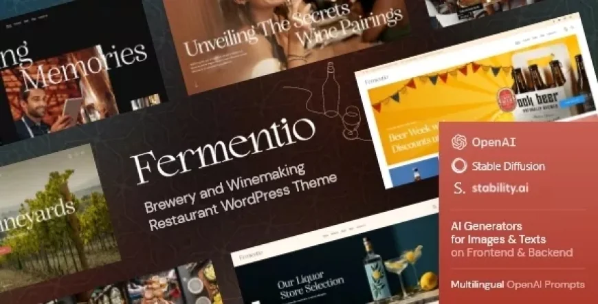 Fermentio - Brewery and Winemaking Restaurant WordPress Theme