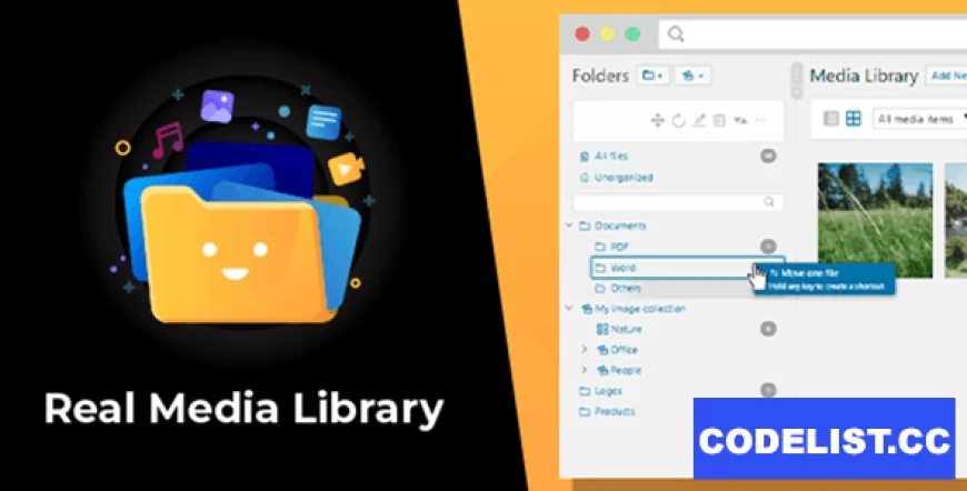 WordPress Real Media Library v4.22.24 - Folder &amp; File Manager for WordPress Media Management