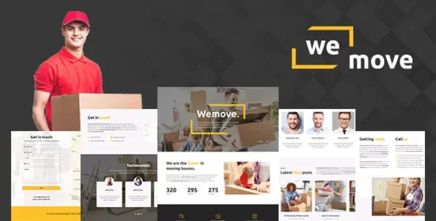 WeMove v1.5 - Home Moving &amp; Logistic WordPress Theme