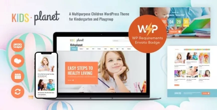 Kids Planet v2.2.11 - A Multipurpose Children WordPress Theme for Kindergarten and Playgroup