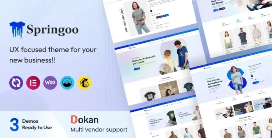 Springoo v1.0.4 - Fashion &amp; T-shirt WooCommerce WordPress Theme