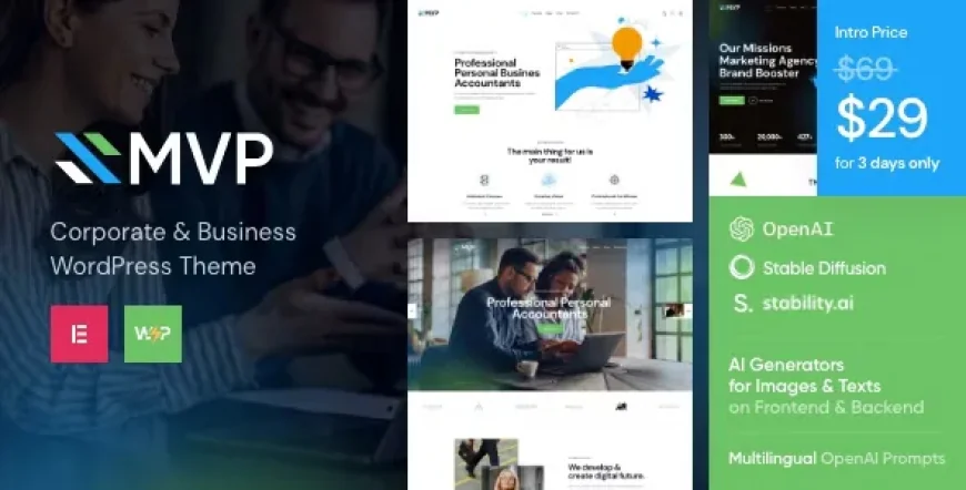 MVP - Finance WordPress Theme
