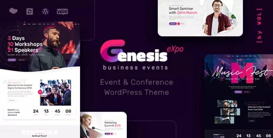 GenesisExpo - Business Events &amp; Conference WordPress Theme v1.4.10
