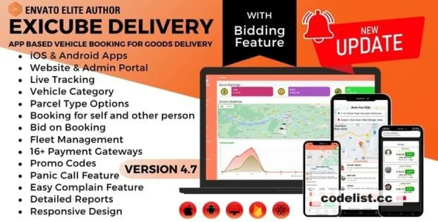 Exicube Delivery App v4.7.1