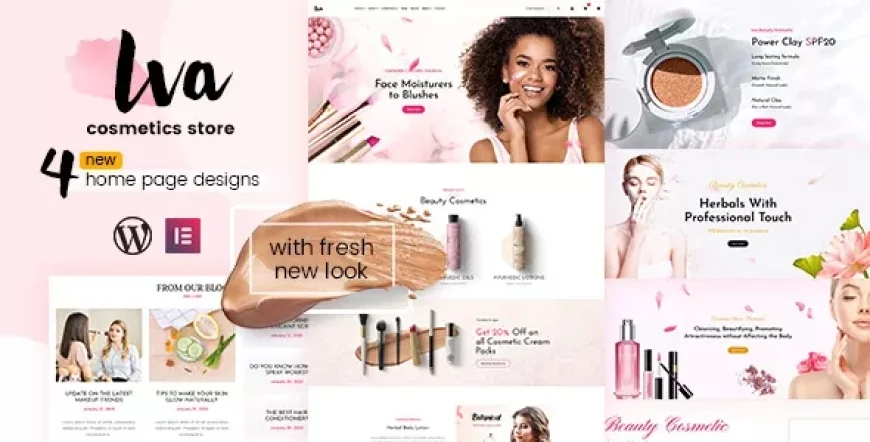 Iva - Beauty Cosmetics Shop WordPress Theme v3.0