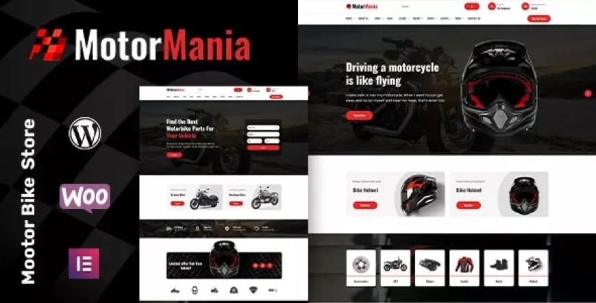 MotorMania - Motorcycle Accessories WooCommerce Theme v1.1.1