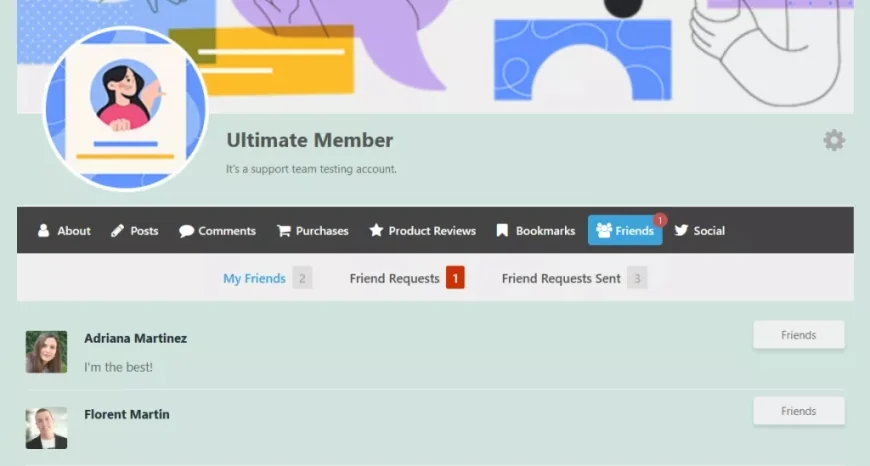 Ultimate Member Friends Addon v2.2.4