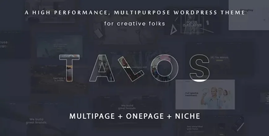 Talos - Creative Multipurpose WordPress Theme v1.3.9