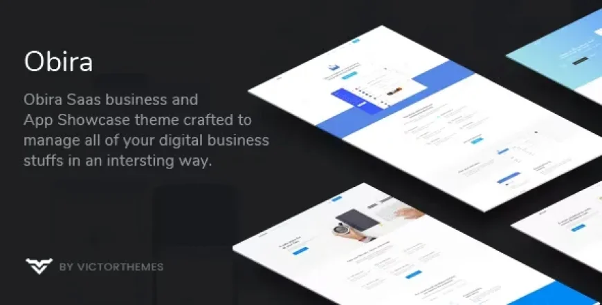 Obira v1.9.7 - SaaS Business &amp; App Showcase WordPress Theme