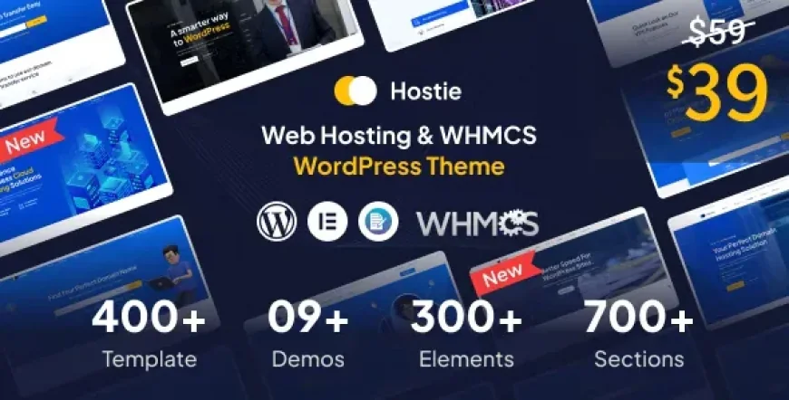 Hostie v1.1.1 - Web Hosting &amp; WHMCS WordPress Theme