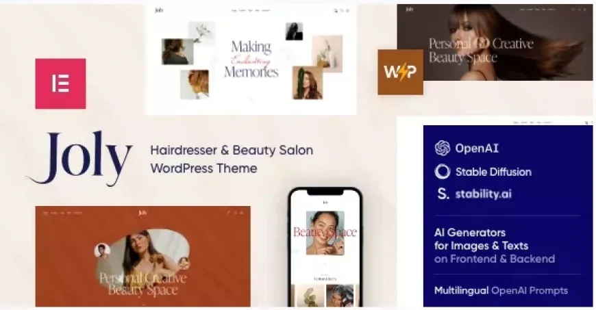 Joly - Hairdresser &amp; Beauty Salon WordPress Theme v1.13