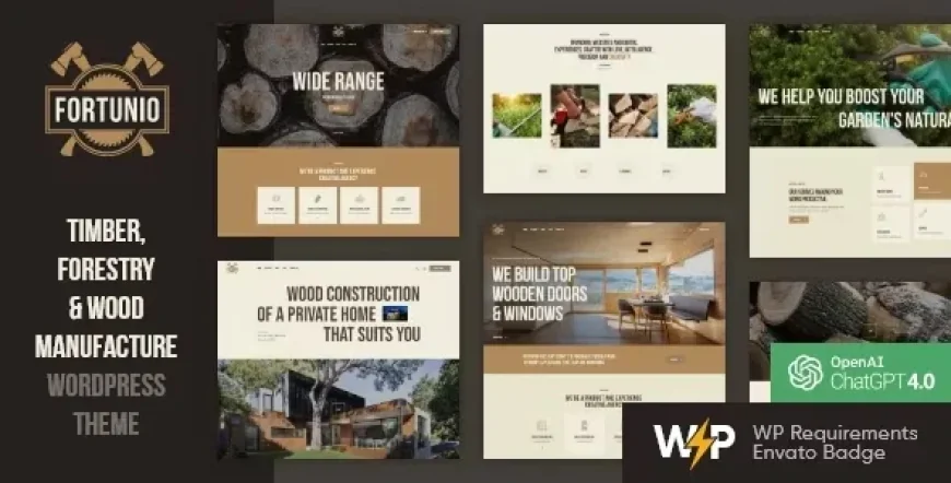 Fortunio v2.3 - Carpenter, Forestry, Wood Manufacture Theme