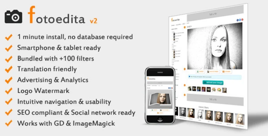 Fotoedita - Complete Photo Editing Website