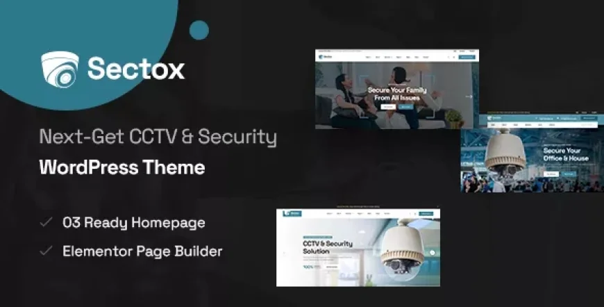 Sectox - CCTV &amp; Security WordPress Theme v1.0.7