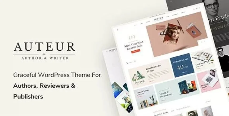 Auteur - WordPress Theme for Authors and Publishers v6.9