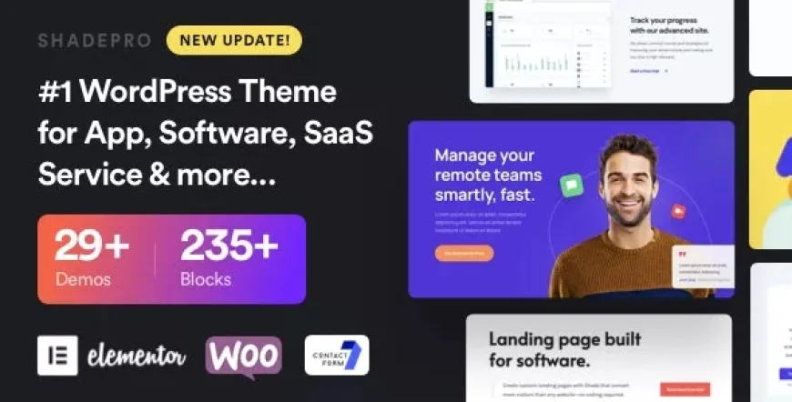 ShadePro v3.6.5 - Startup &amp; SaaS WordPress Theme
