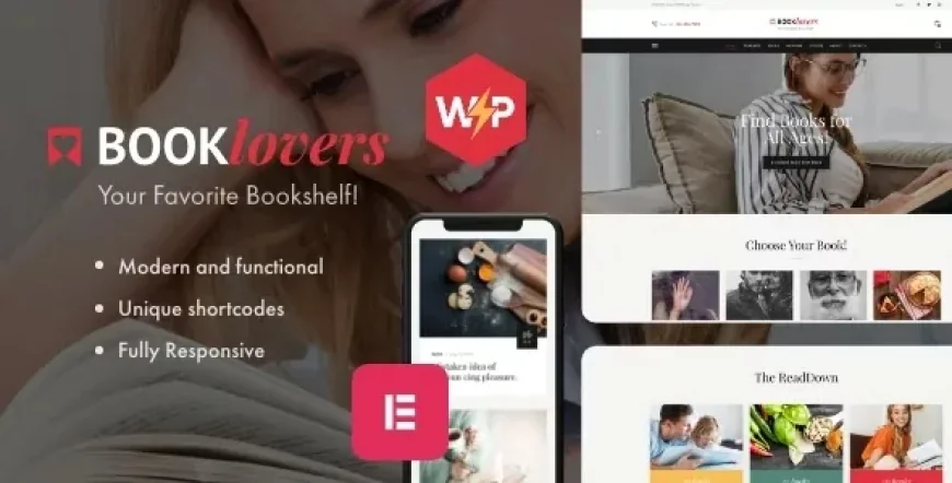 Booklovers - Publishing House &amp; Book Store WordPress Theme + RTL v2.13