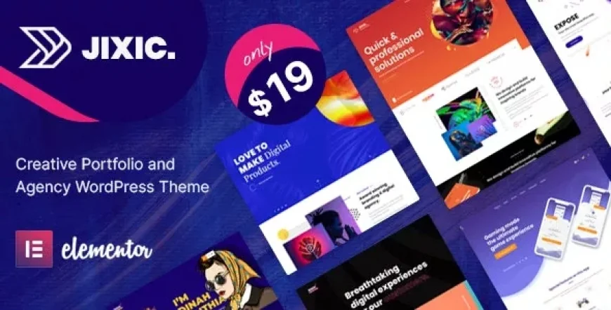 Jixic v1.7 - Creative Portfolio &amp; Agency WordPress Theme