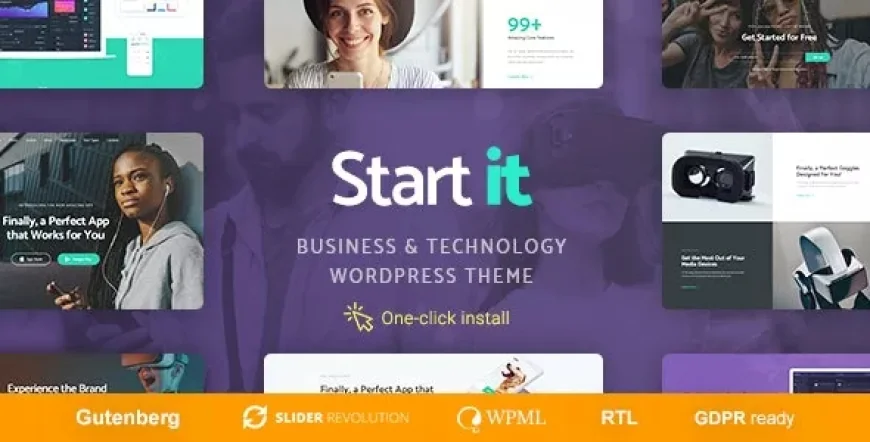 Start It v1.2.0 - Technology &amp; Startup WordPress Theme
