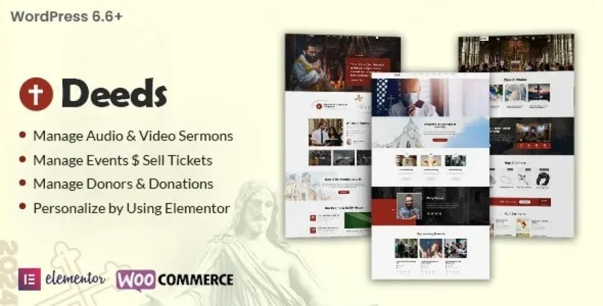 Deeds - Best Responsive Nonprofit Church WordPress Theme v10.5.3