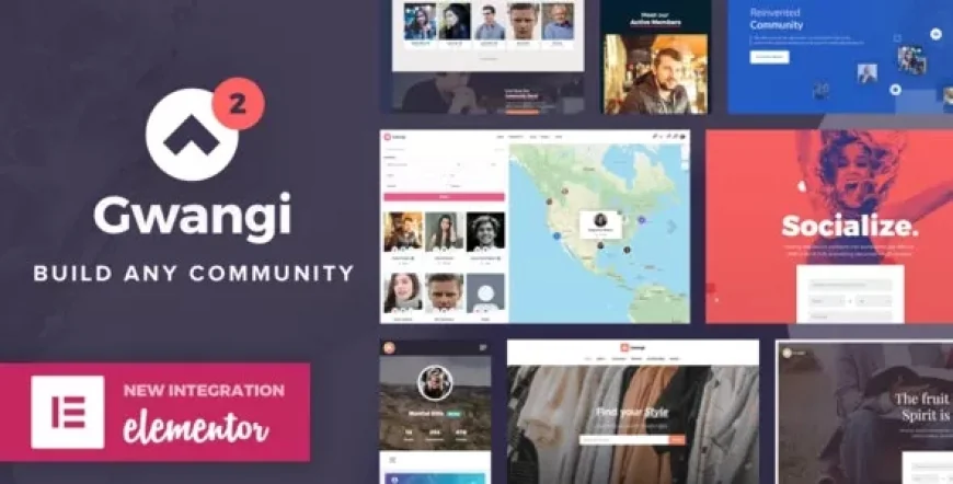 Gwangi v2.4.5 - PRO Multi-Purpose Membership, Social Network &amp; BuddyPress Community Theme