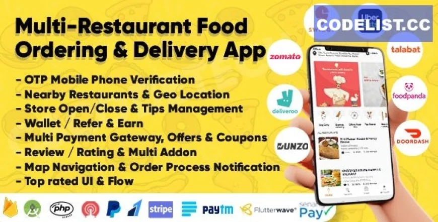 Eatggy v1.2 - Multi Restaurant Food Ordering &amp; Delivery Application | Restaurant Management