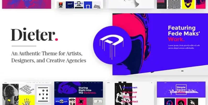 Dieter v1.8 - Authentic Artist &amp; Creative Design Agency Theme