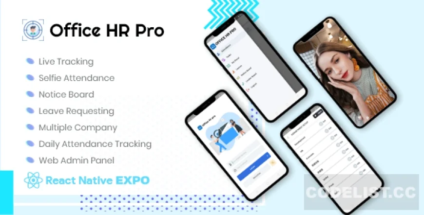 Office HR Pro v1.0 - Live tracking app + Web Admin Panel