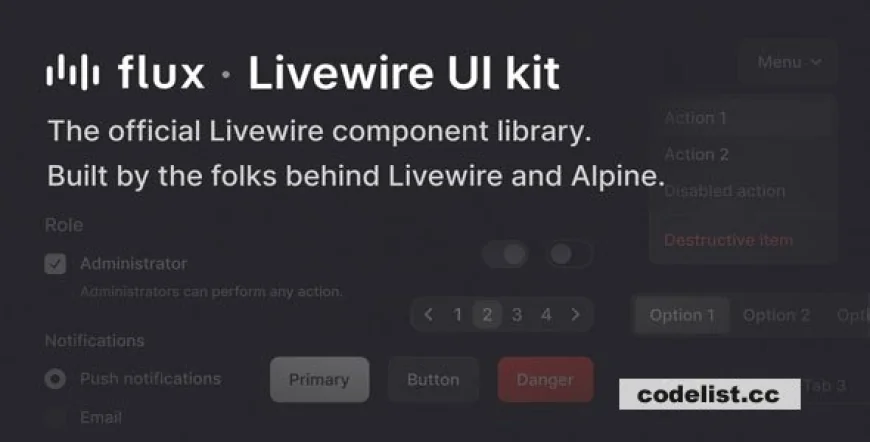 Livewire Flux PRO v2.5.1