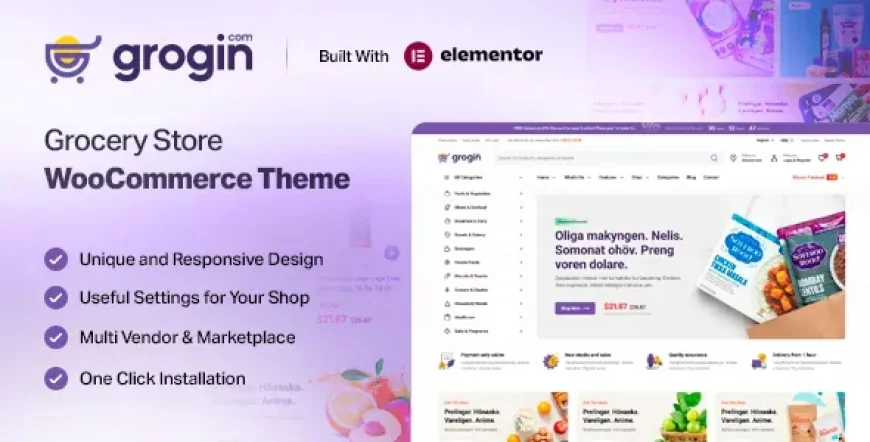 Grogin - Grocery Store WooCommerce WordPress Theme v1.0.8