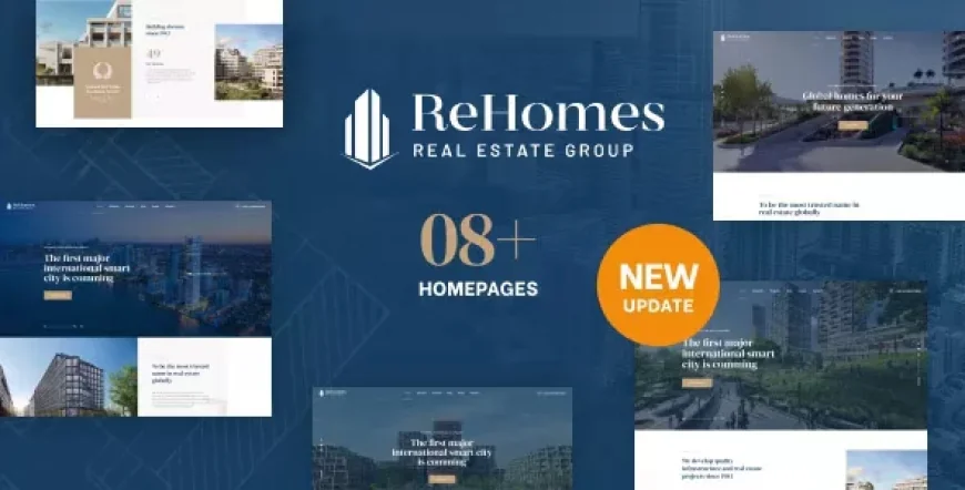 Rehomes v2.0.8 - Real Estate Group WordPress Theme