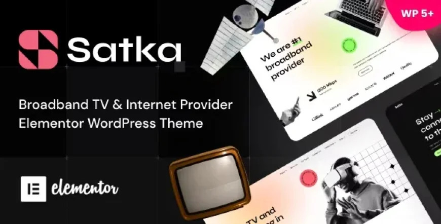 Satka v1.09 - Satellite TV &amp; Internet Provider WordPress Theme